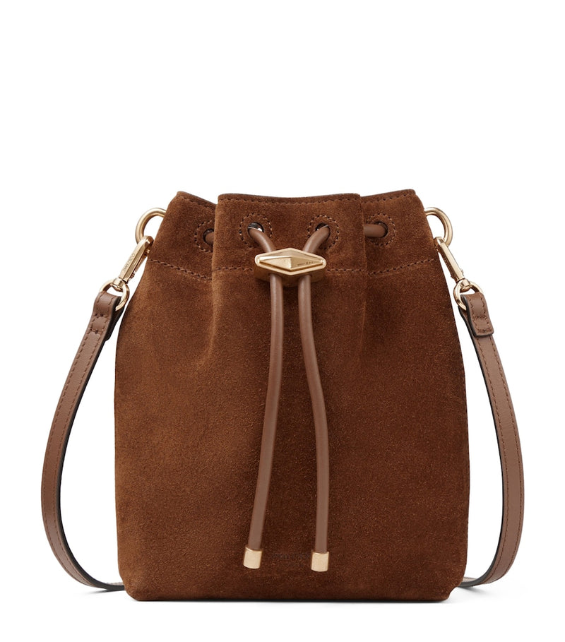 Jimmy Choo Mini Suede Cinch Bucket Bag (British brand)