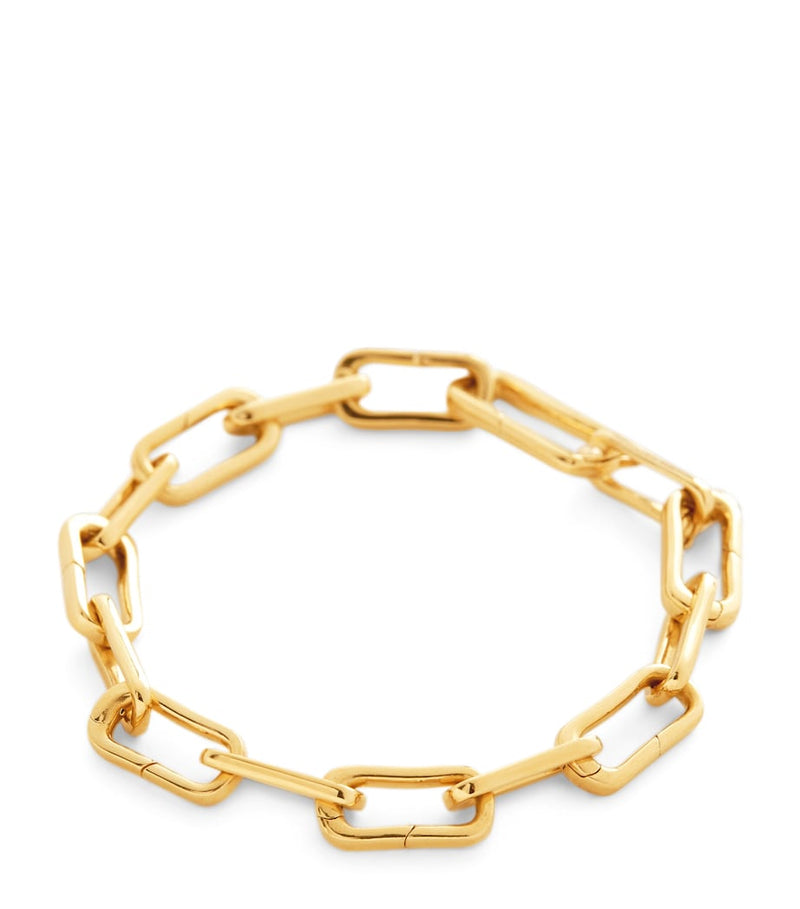 Monica Vinader gold vermeil Alta charm bracelet, UK version