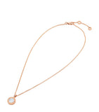Bvlgari rose gold mother-of-pearl diamond necklace (British brand)
