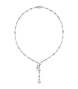 Harrods Boodles Platinum, Rose Gold and Diamond Raindance Necklace- Buy online at McGrocer