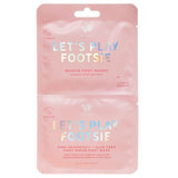 Superdrug Yes Studio Let's Play Footie Bootie Pink Grapefruit Foot Masks Set of 2- Buy online at McGrocer