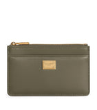 Dolce&Gabbana calfskin card holder with gold-tone plate - British product