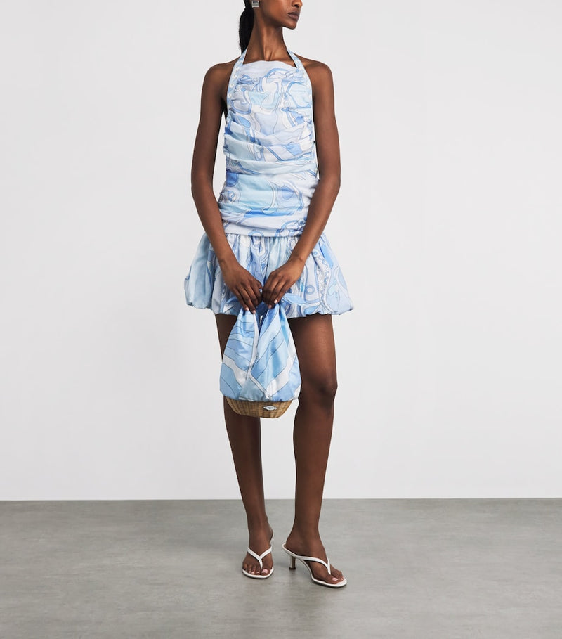 Pucci silk picnic bag with Iride print, UK version