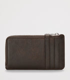 LOEWE calfskin coin card holder with silver riveting (British brand)