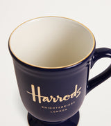 Harrods Gold-Trimmed Pedestal Mug with Vibrant Color, 284ml Capacity- Buy online at McGrocer