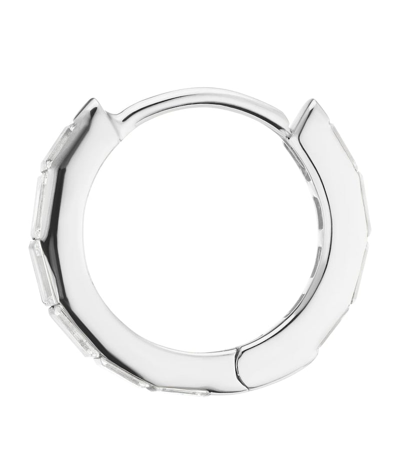 Maria Tash diamond hoop earring 8mm (British brand)