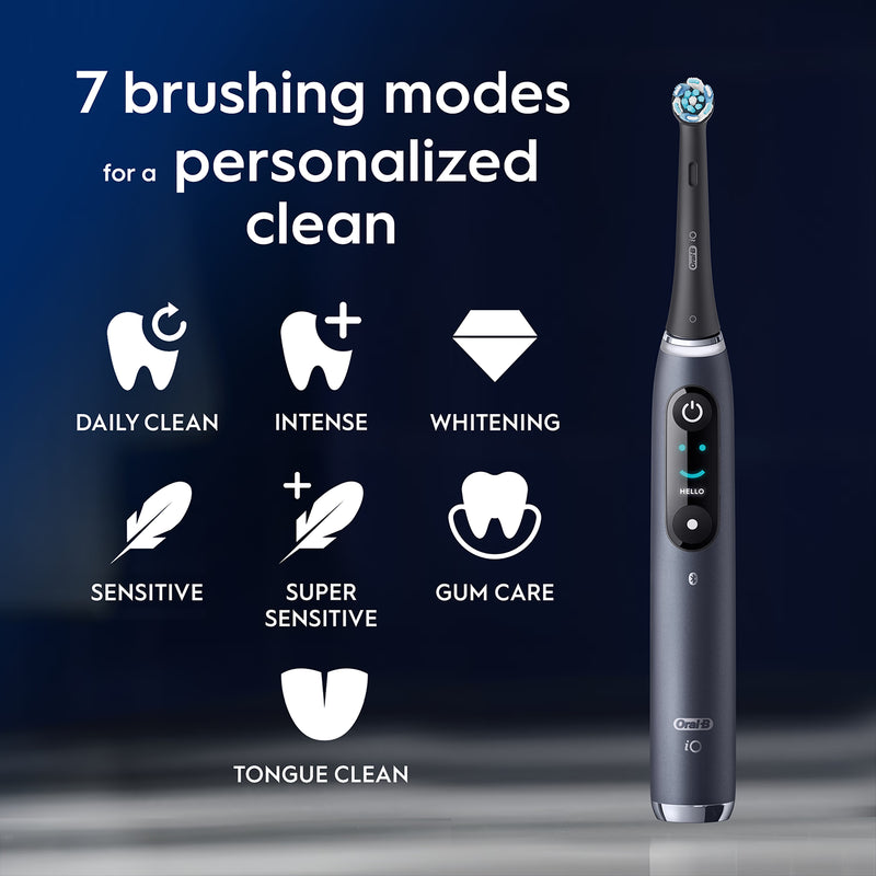 Oral-B iO 9 electric toothbrush Black & Rose, imported from the UK