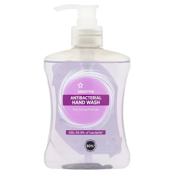 Superdrug Antibacterial Sensitive Handwash 250ml (British brand)