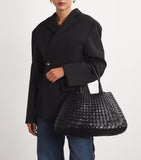 Dragon Diffusion large Santa Croce tote bag in leather, British brand