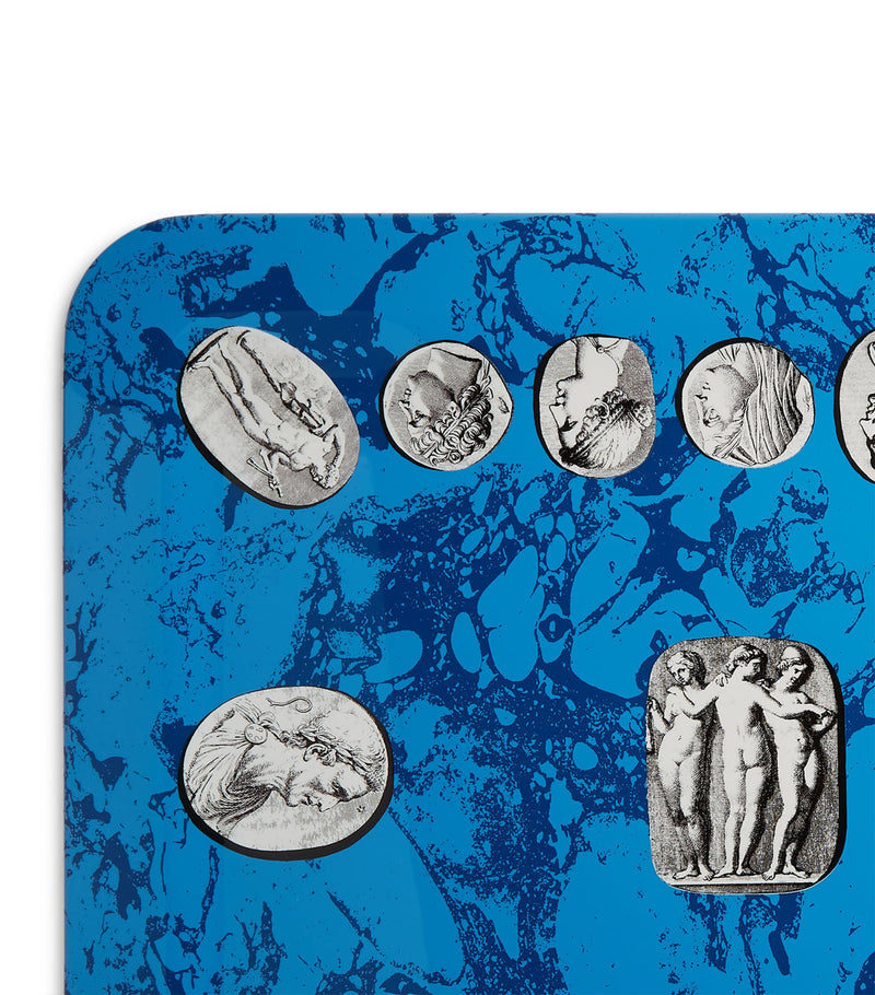 Fornasetti Cammei wooden tray with Roman design 60cm x 48cm - British product