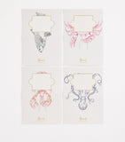 Harrods set of 8 character greeting cards with pop-up ocean creatures, UK version