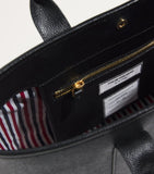 Thom Browne small leather tool tote bag (British brand)