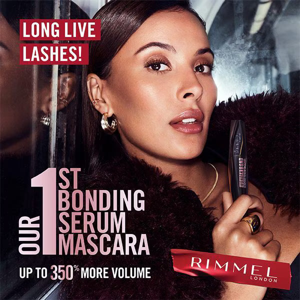 Rimmel Wonder'Bond Mascara 001 Black 11ml, imported from the UK