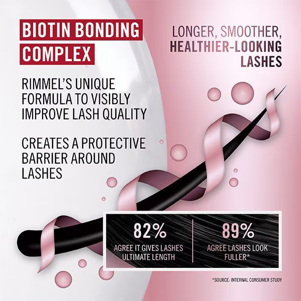 Rimmel Wonder'Bond Mascara 001 Black 11ml, imported from the UK