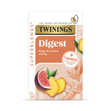 Holland & Barrett Ginger and Turmeric Herbal Digestive Infusion with Fig 20 Teabags- Buy online at McGrocer