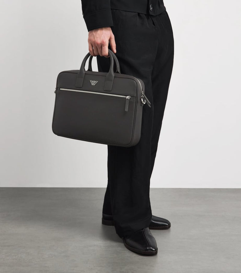 Emporio Armani Saffiano Leather Briefcase, UK version