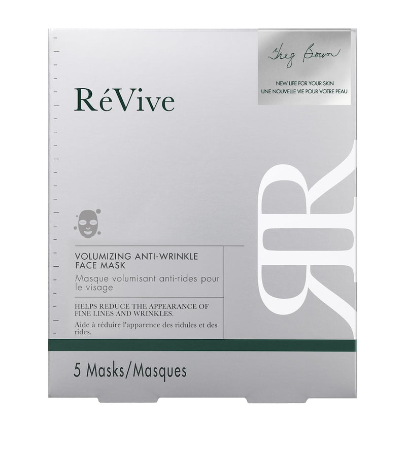 RéVive Volumizing Anti-Wrinkle Face Mask Pack of 5, imported from the UK