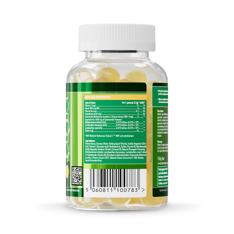 Nutrigums Happy Tums digestion gummies 60 count (British brand)
