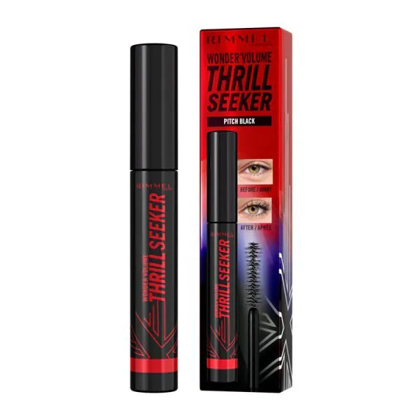 Rimmel London Thrill Seeker mascara pitch black (British brand)