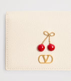 Valentino Garavani Cherryific VLogo wallet calf leather, UK version