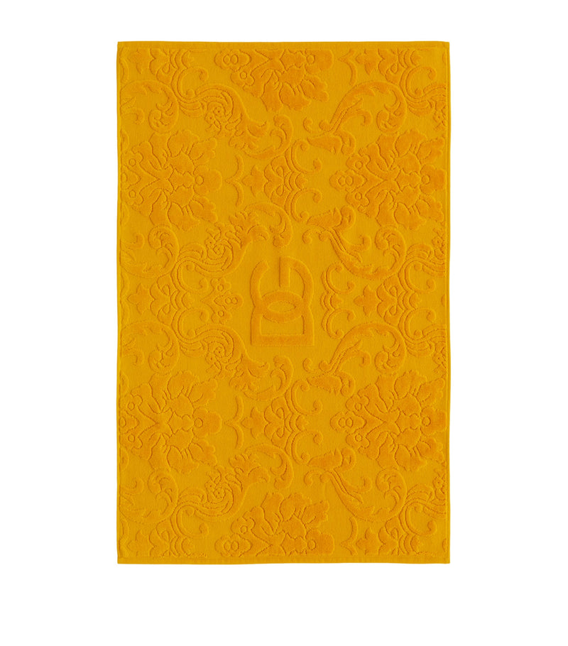Dolce&Gabbana cotton jacquard bath mat 87cm x 54cm - British product