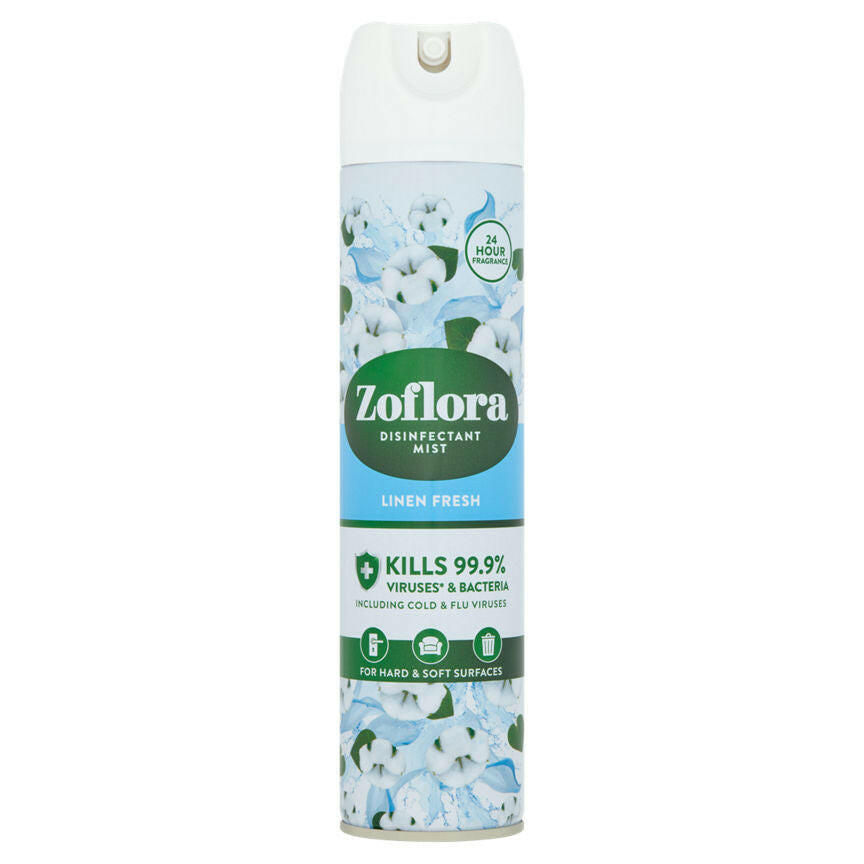 Zoflora Disinfectant Mist Linen Fresh Accessories & Cleaning ASDA