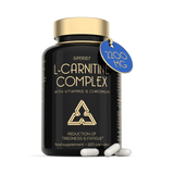 Holland & Barrett SuperSelf L-Carnitine Complex 2200mg Dietary Supplement with Vitamins D & B Complex, 120 Capsules- Buy online at McGrocer