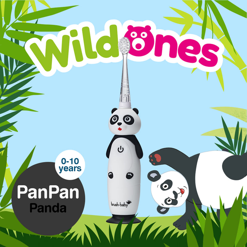 WildOnes Panda rechargeable kids toothbrush - British product