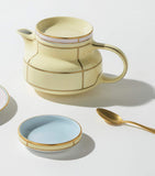 GINORI 1735 Celeste butter dish 10cm, UK version