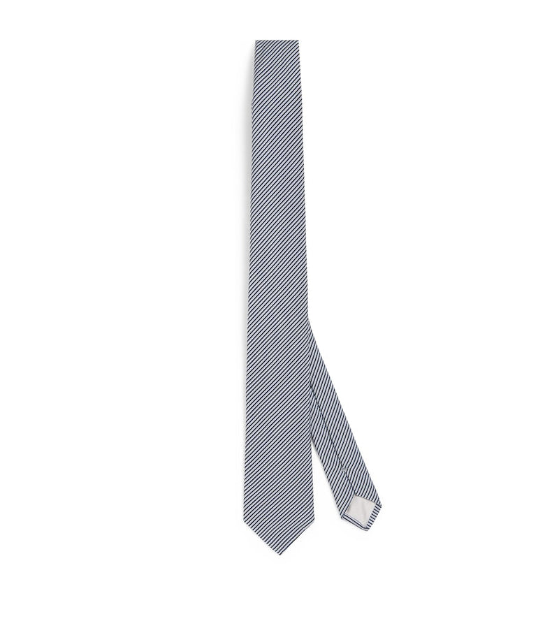 Giorgio Armani silk-blend stripe tie, imported from the UK