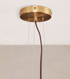 Soho Home Allis chandelier bubbled glass brass - British product
