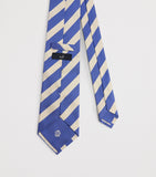 Dunhill mulberry silk stripe tie imported from the UK