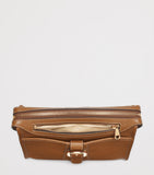 Aspinal of London Bella cross-body satchel pebble leather - British product