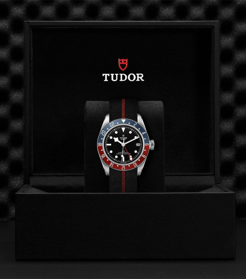 TUDOR Black Bay GMT stainless steel watch 41mm - British product