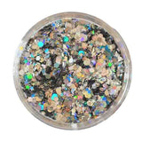 Luvyah Cosmetics Intergalactic Silver Body Glitter, UK version
