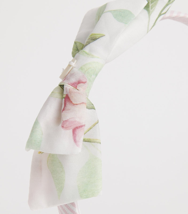 Patachou cotton floral headband, imported from the UK