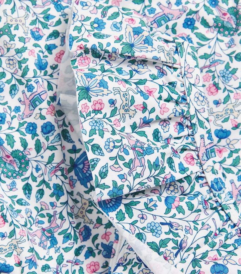 Tartine et Chocolat floral ruffle-trim children's swimsuit 3-12 years (British brand)