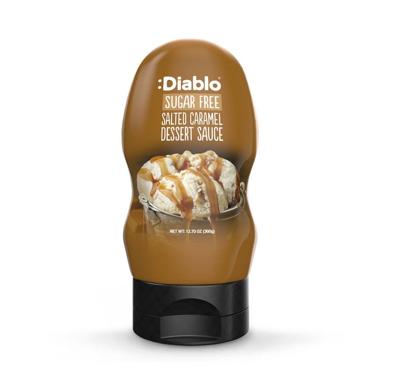 Diablo sugar free salted caramel dessert sauce 360g (British brand)