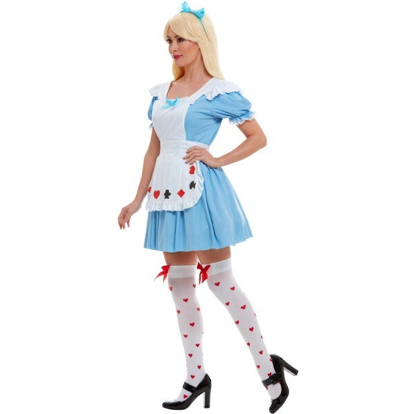 Smiffys Deck of Cards Girl costume in blue (British brand)