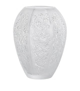 Harrods Lalique Medium Crystal Sakura Vase 14cm- Buy online at McGrocer