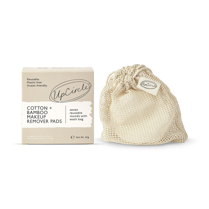 UpCircle makeup remover cotton pads 45g, imported from the UK