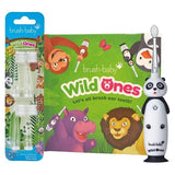 Superdrug Brush Baby WildOnes Panda Kids Electric Toothbrush Gift Set- Buy online at McGrocer