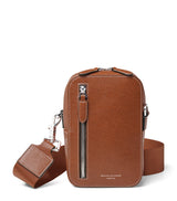 Harrods Aspinal of London Leather Reporter North South Cross-Body Bag- Buy online at McGrocer