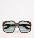 Miu Miu oversized designer acetate sunglasses, UK version