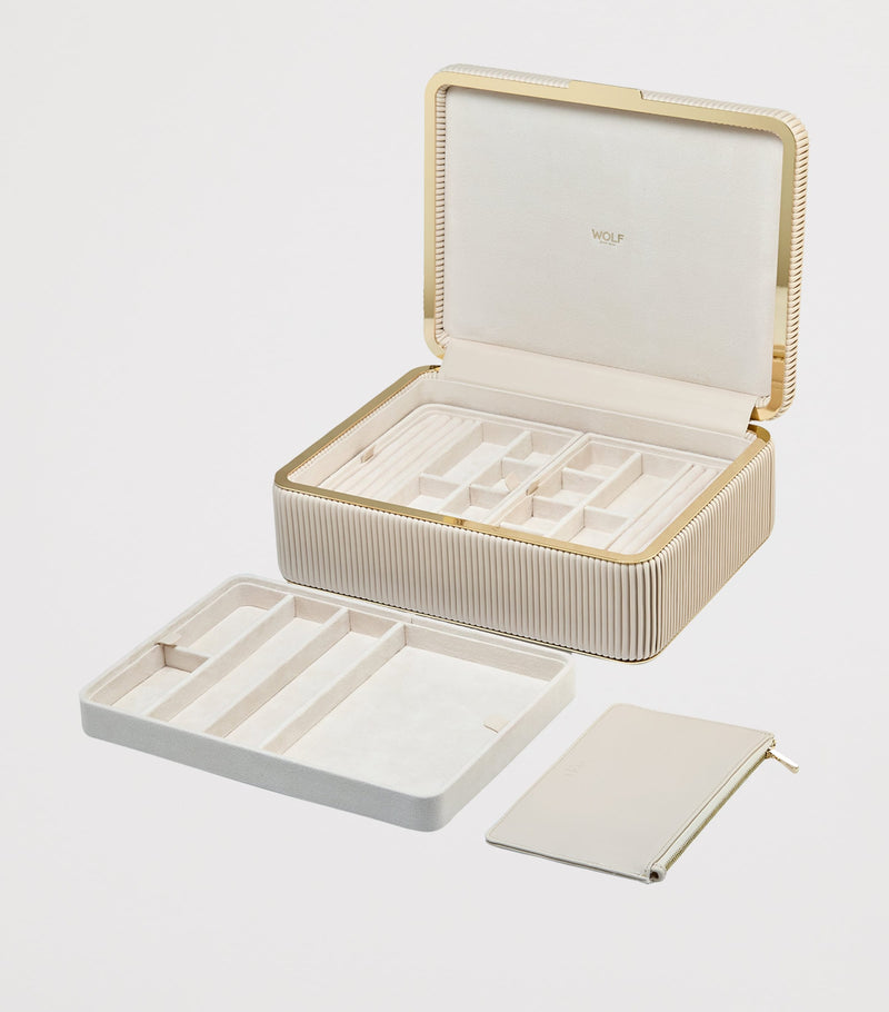 WOLF Large Bella jewellery box - British product
