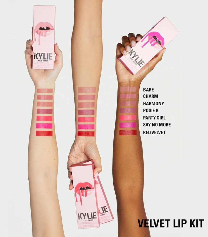 Kylie Cosmetics Velvet Lip Kit, UK version