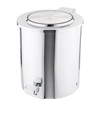 Round Mesh-Style Gold-Plated Laundry Basket