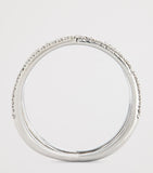 Eva Fehren blackened white gold diamond XX ring - British product