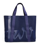 Harrods large cotton logo tote bag, UK version