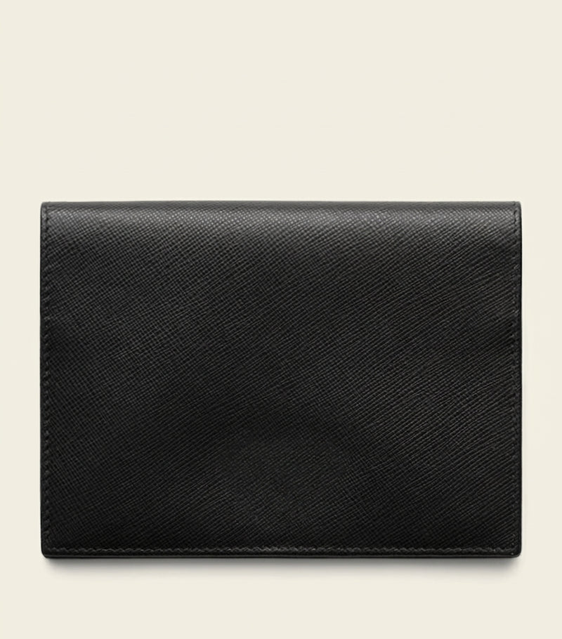 Prada Saffiano leather passport holder with card slots, UK version